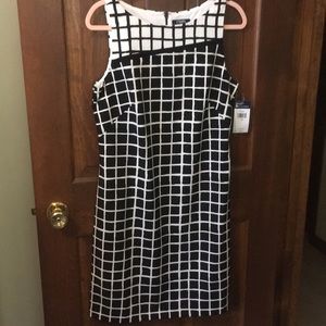 Black and white business dress